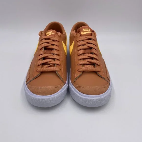 Nike Blazer Low ' 77 Amber Brown / Melon Tint Womens Shoes - Picture 3 of 8